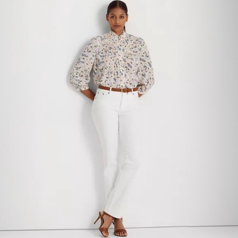 Lauren Women's Ralph Lauren Floral Georgette Blouse NWT - Picture 3 of 6